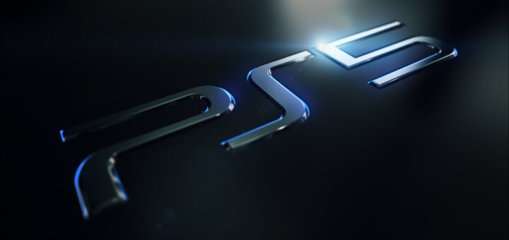 Closeup of a Playstation 5 console